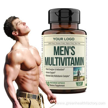 OEM/ODM Complex Vegetarian Multivitamin Capsules for Men